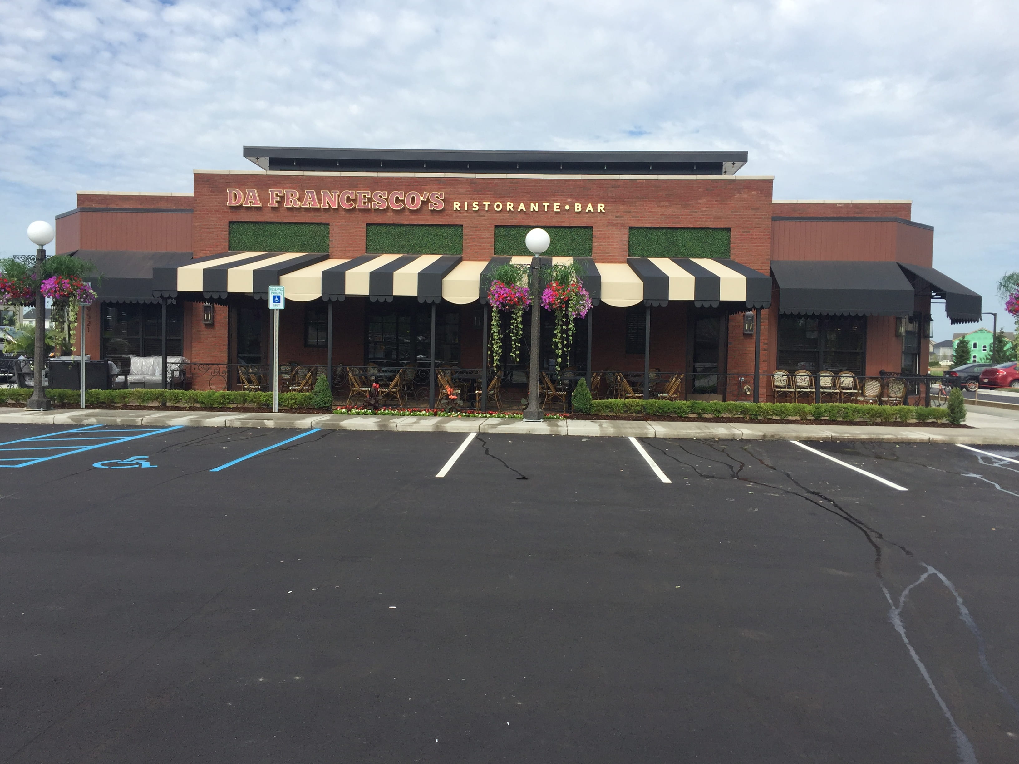 Image of a commercial building with awning